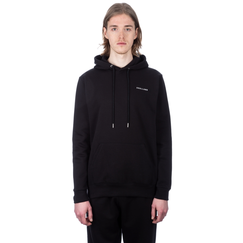 Soulland Wallance Pullover Hooded Sweatshirt (Black)
