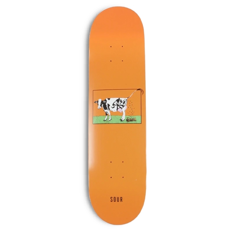 Sour Solution Shitcoin Skateboard Deck 8.125" (Orange)