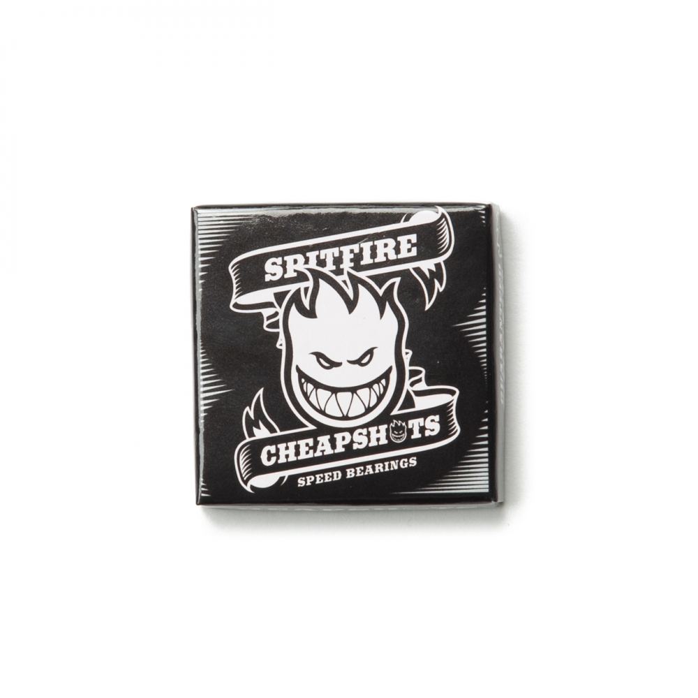 Spitfire Cheapshots Skateboard Bearings (Black)