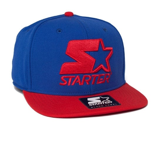 Starter 2 Tone Snapback Cap (Royal/Red)