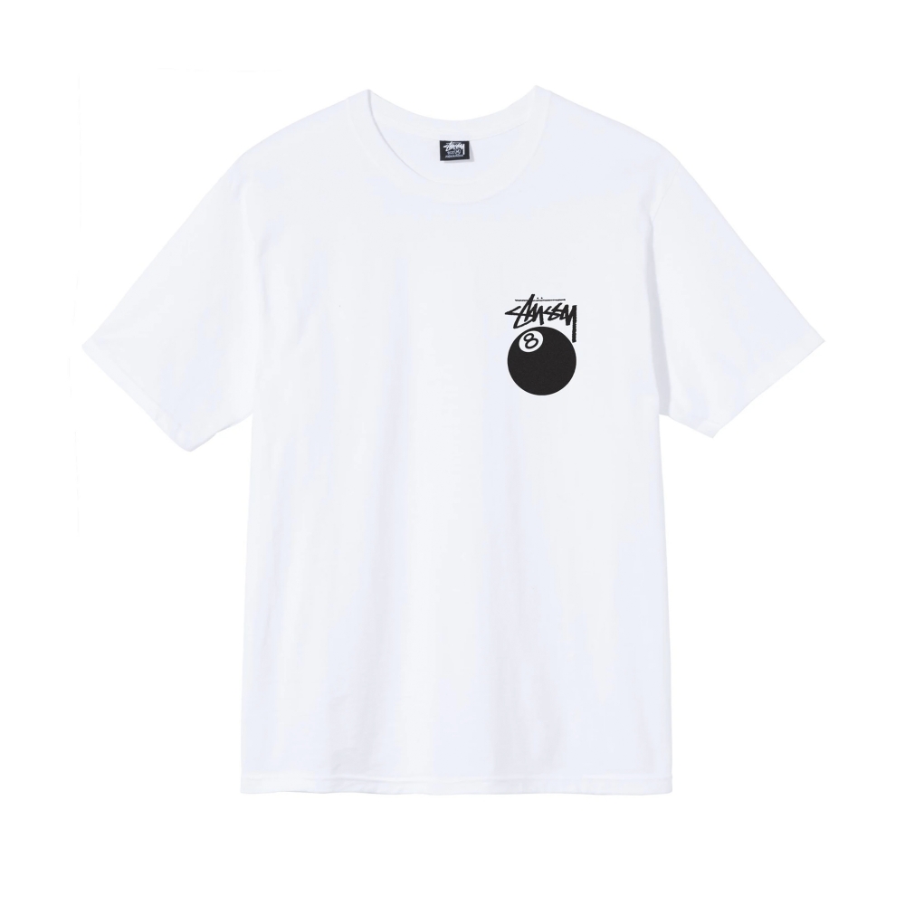 Stussy 8 Ball T-Shirt (White)