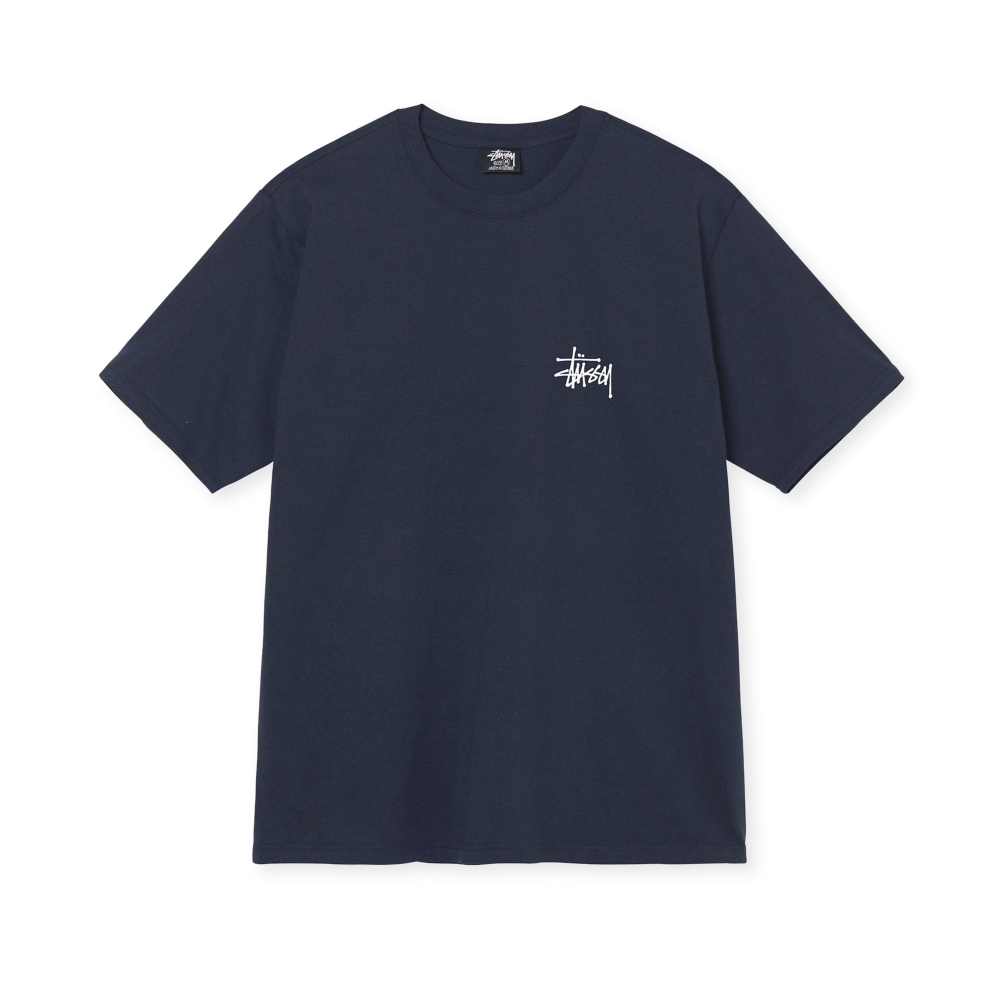 Stussy Basic T-Shirt (Navy) - 1904762-NVY - Consortium
