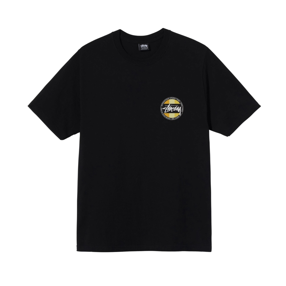 Stussy Classic Dot Pigment Dyed T-Shirt (Black)