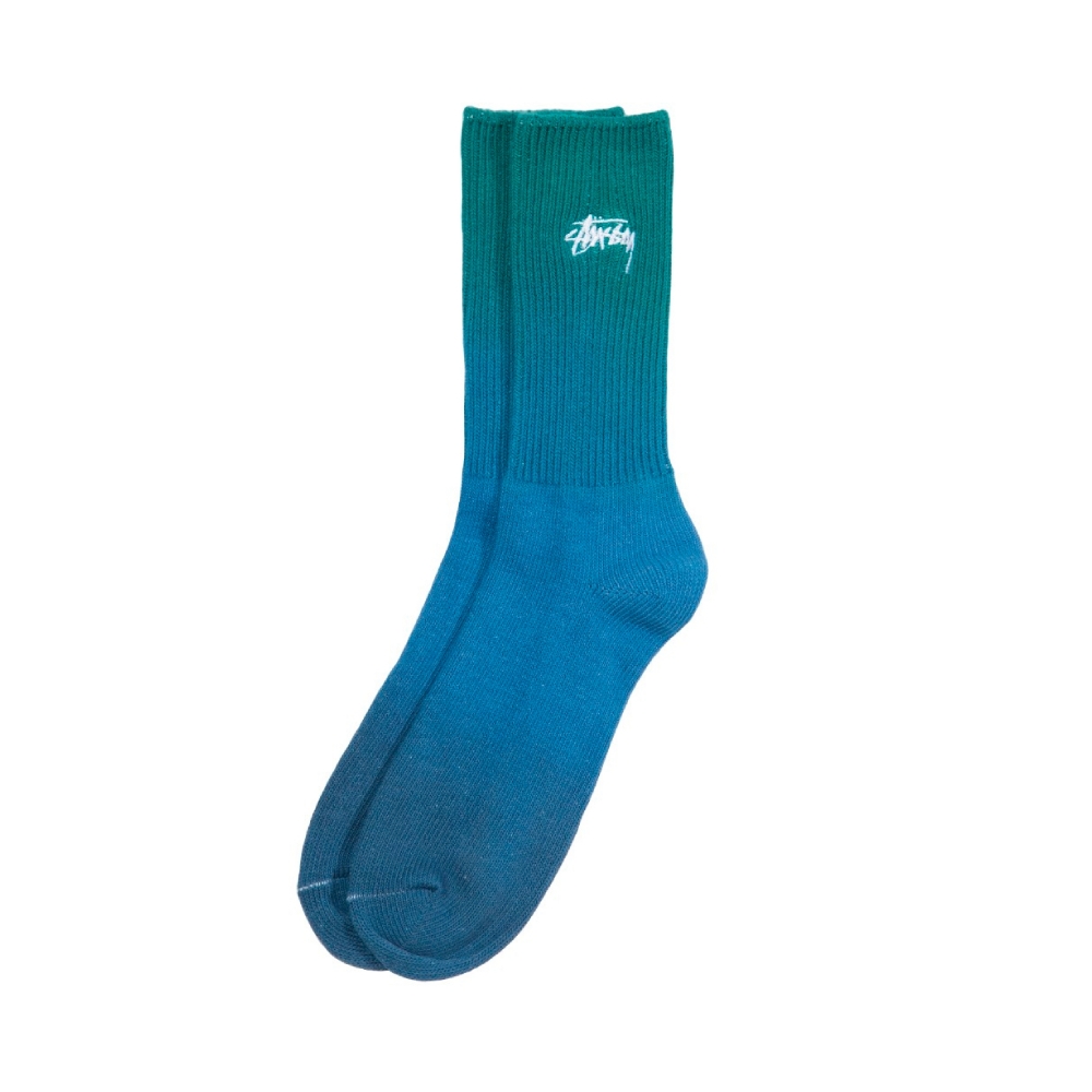 Stussy Dip Dye Marl Socks (Green)