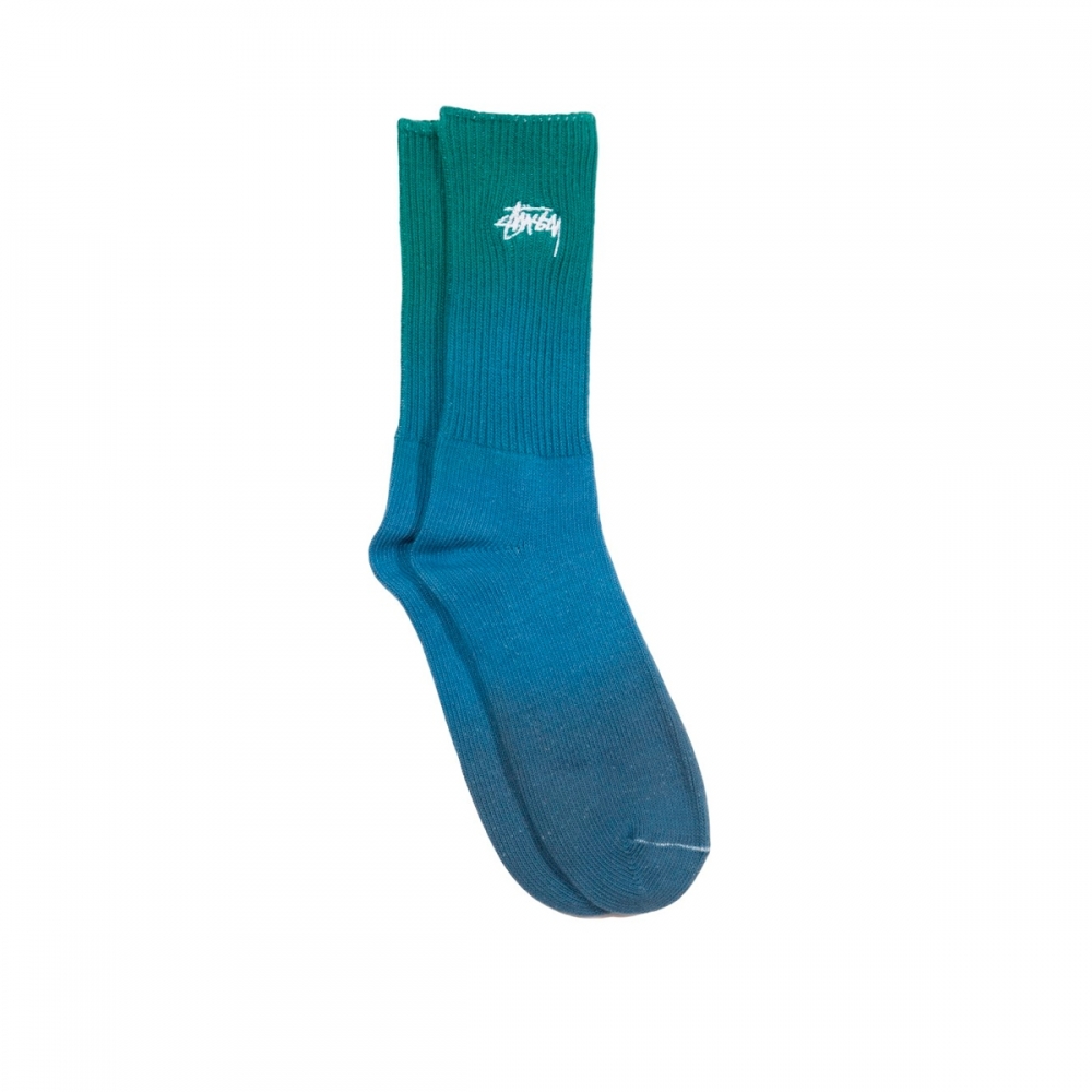 Stussy Dip Dye Marl Socks (Green)