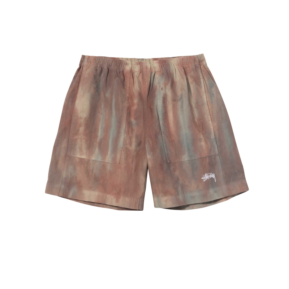 Stussy Dyed Easy Shorts (Rust)