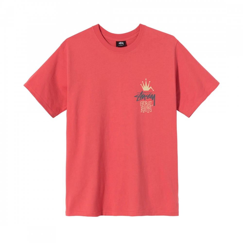 Stussy Global Roots T-Shirt (Pale Red)