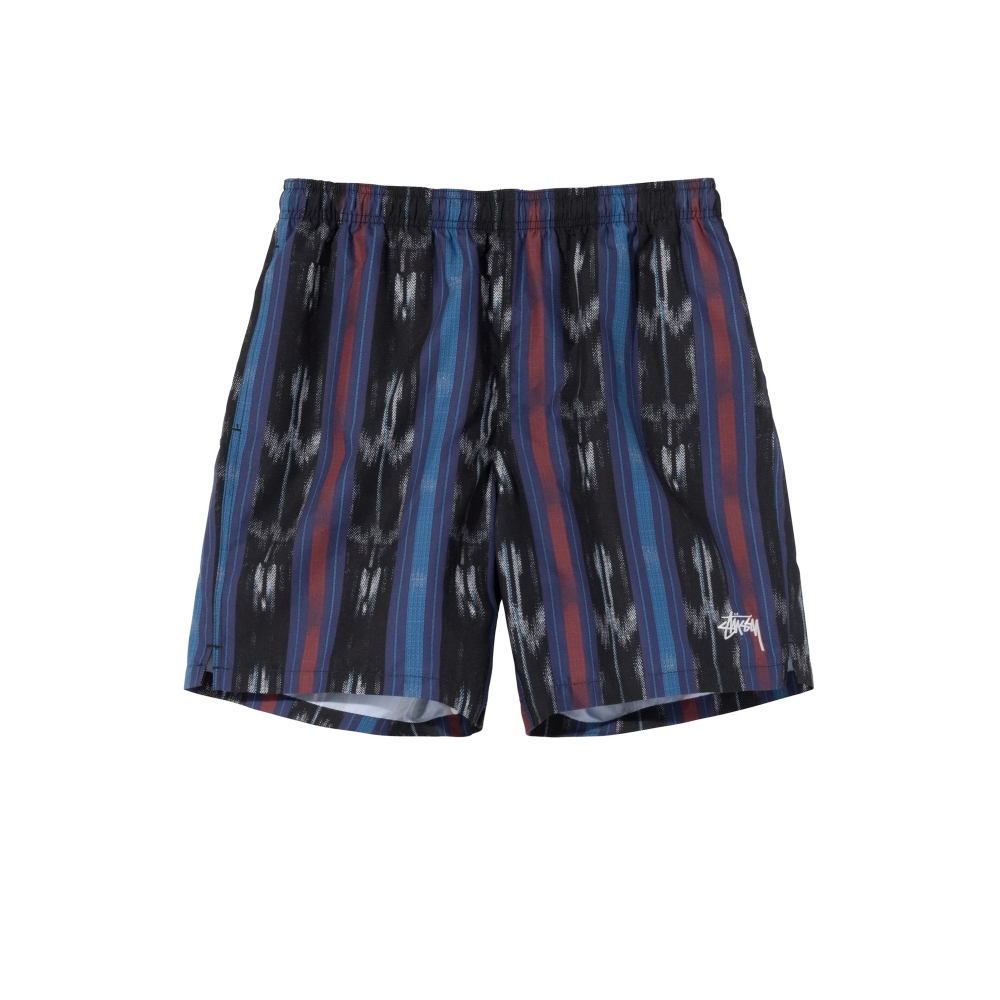 Stussy Ikat Stripe Water Shorts (Black)