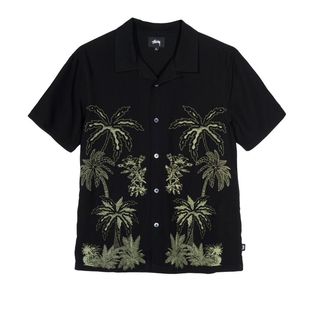 Stussy Palm Tree Shirt (Black)