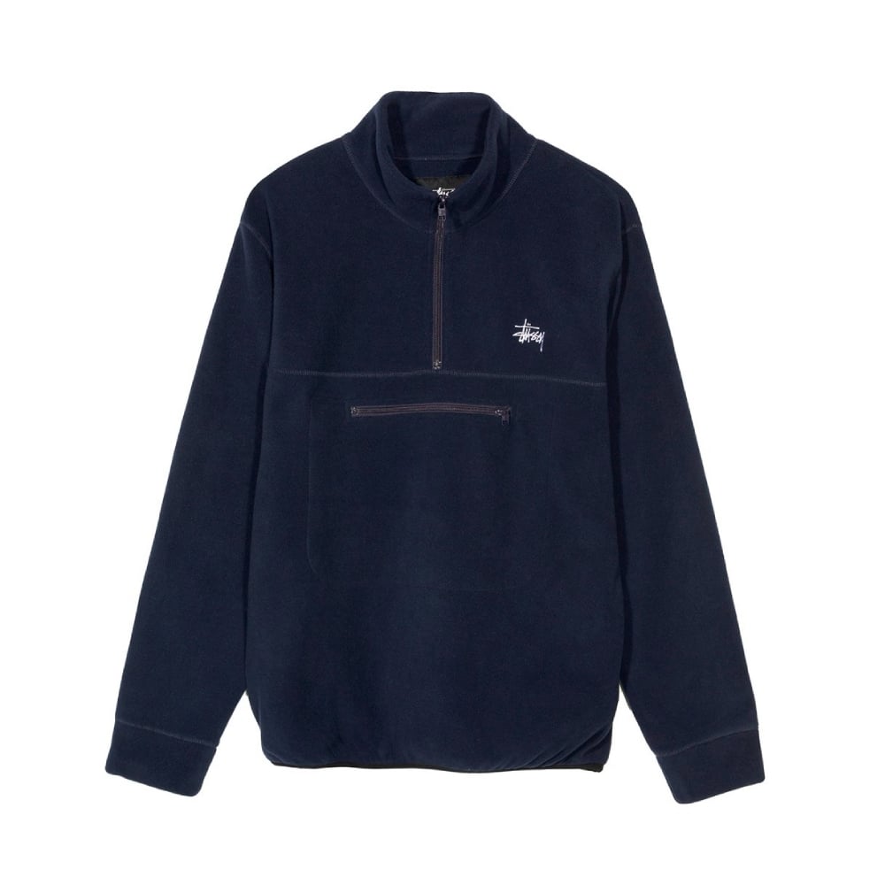 Stussy Polar Mock Neck Fleece Navy 118314 NVY Consortium