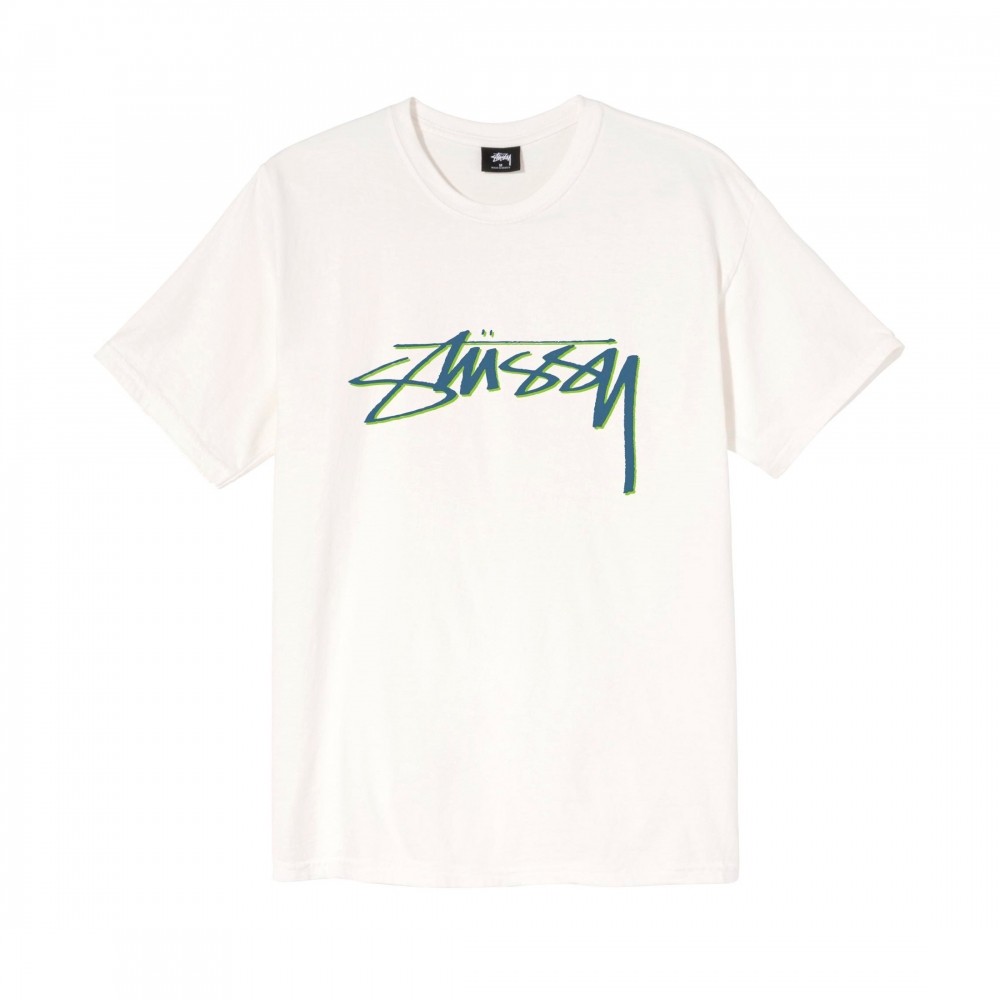 Stussy Smooth Stock Pigment Dyed T-Shirt (Natural)