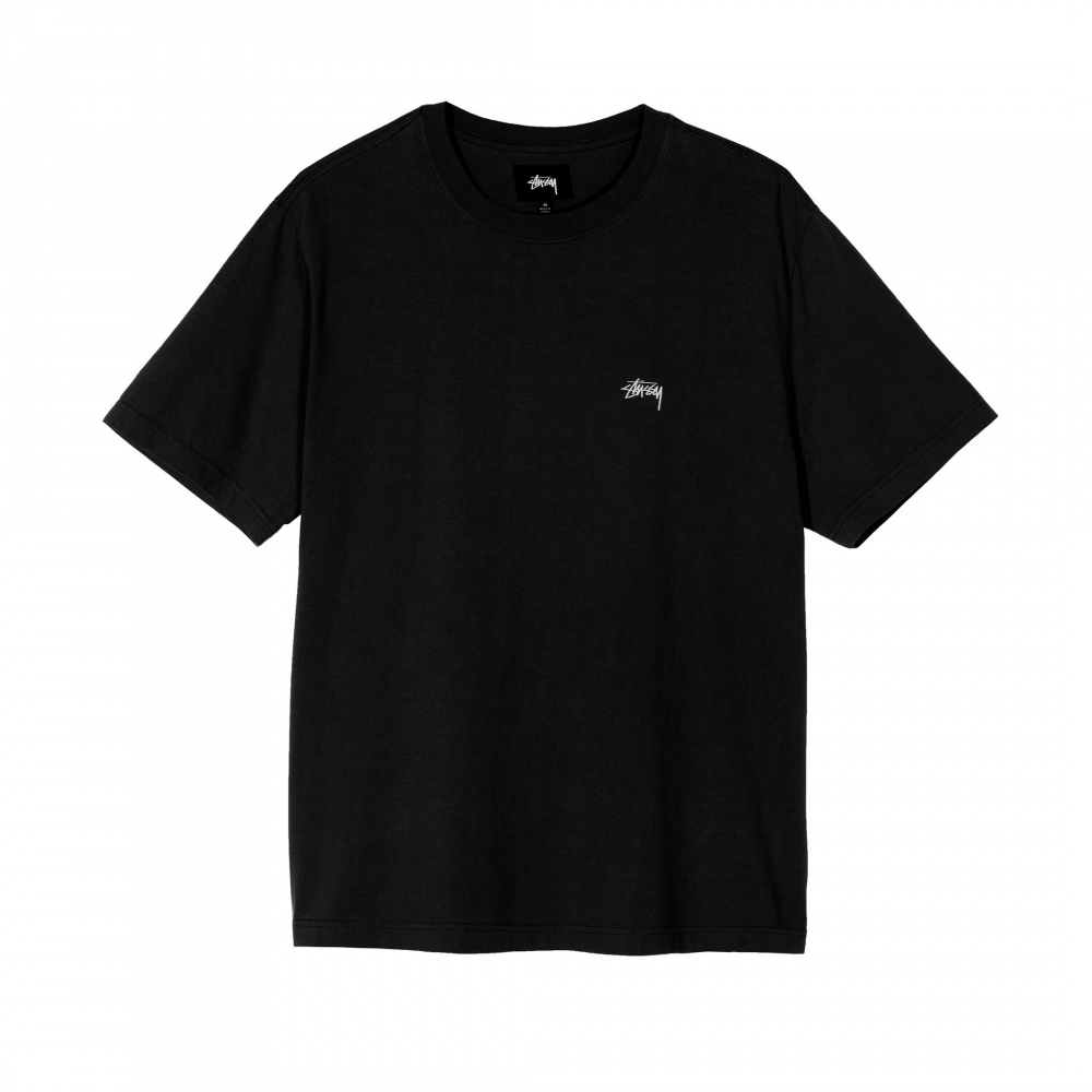 Stussy Stock Crew Neck T-Shirt (Black)