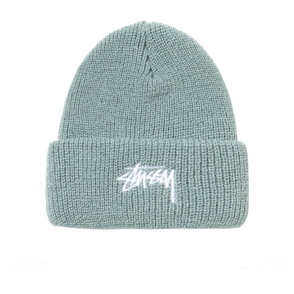 Stussy Stock Cuff Beanie (Green)