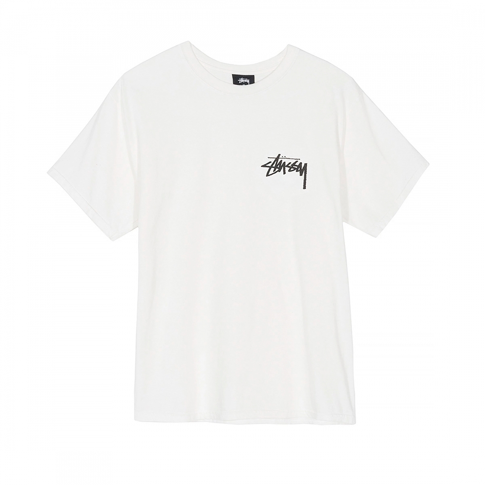 Stussy Stock Pigment Dyed T-Shirt (Natural)