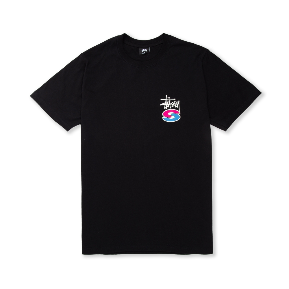 Stussy Super S T-Shirt (Black) - 1904586-BLK - Consortium