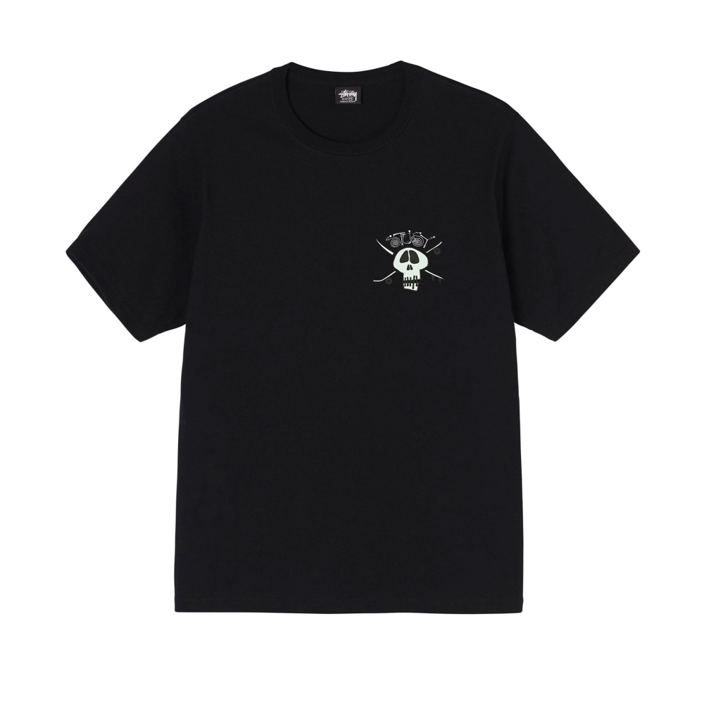 Stussy Surf Skate Skull T-Shirt (Black)