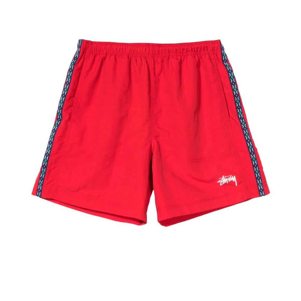 Stussy Taping Nylon Shorts (Red)