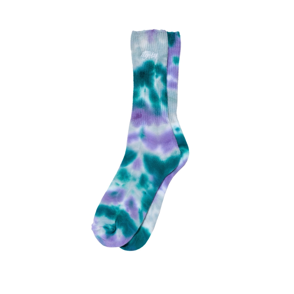 Stussy Tie Dye Socks (Violet)