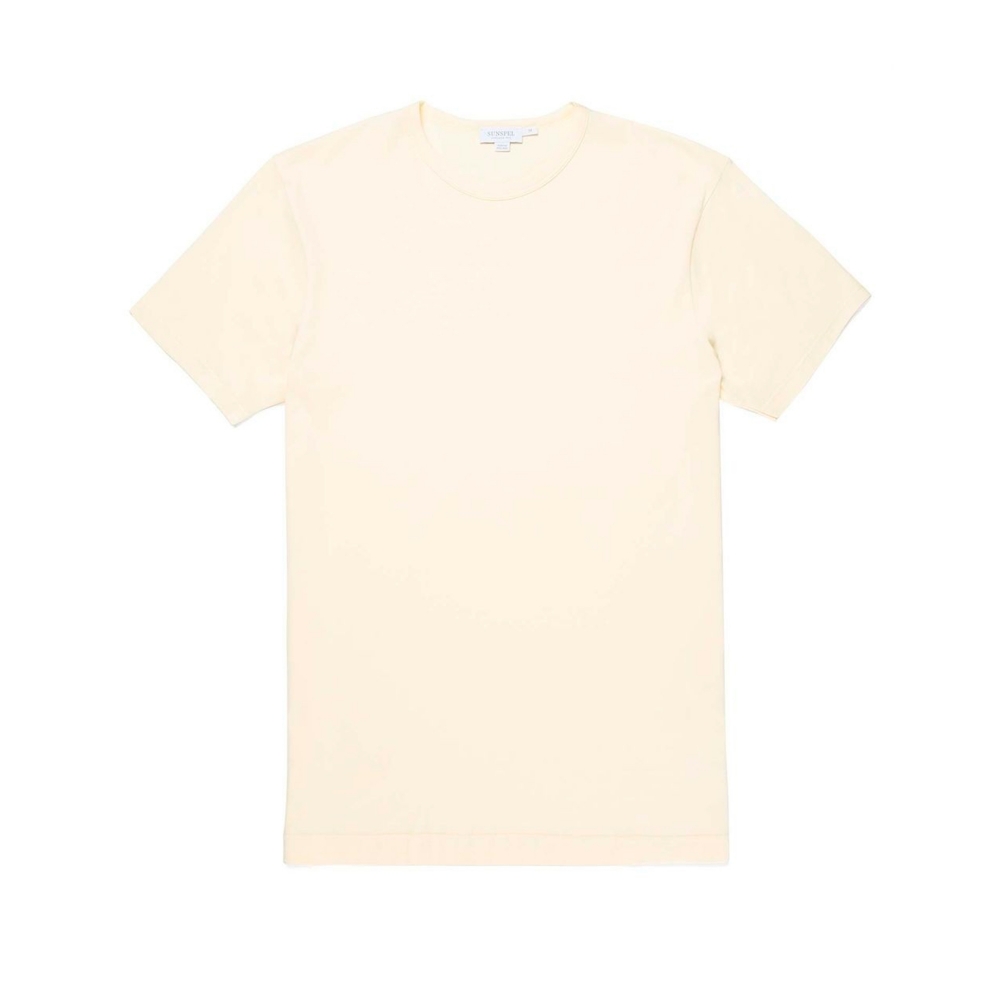Sunspel Crew Neck Classic T-Shirt (Weld Yellow)