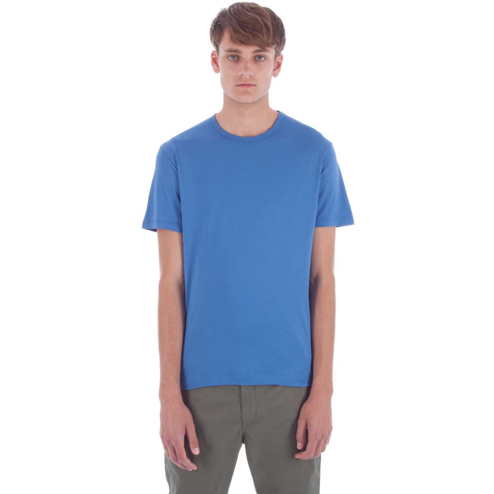 Sunspel Crew Neck T-Shirt (Denim Blue)