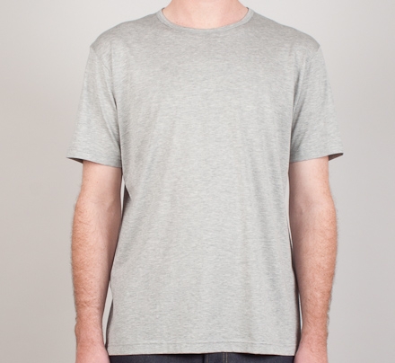 Sunspel Crew Neck T-Shirt (Grey)