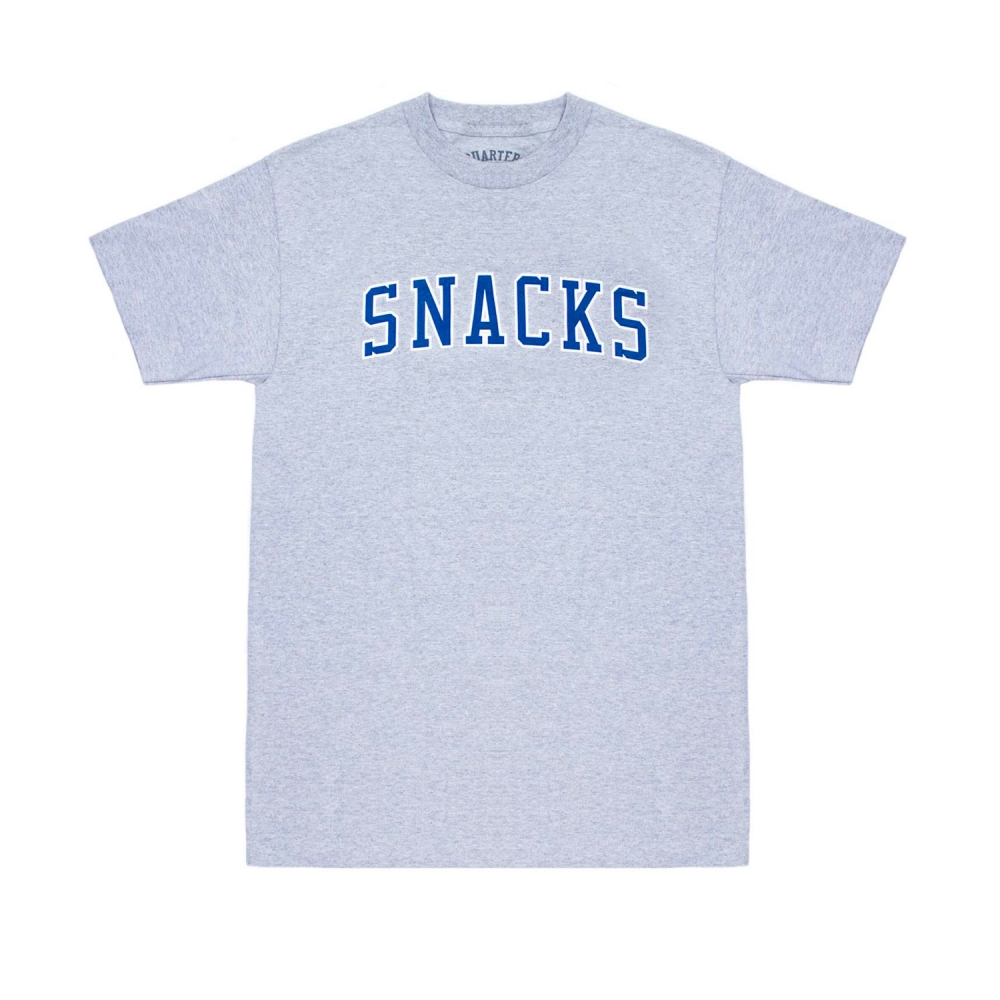 Quartersnacks Snacks Varsity T-Shirt (Heather Grey)
