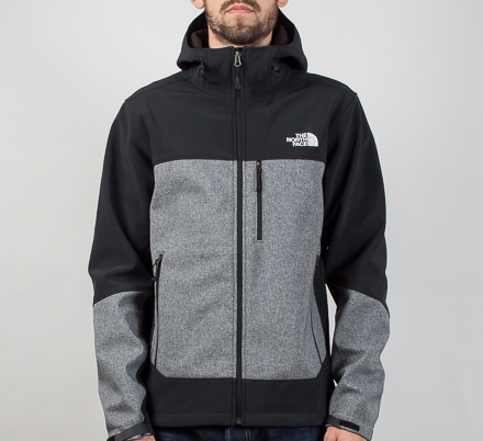 The North Face Apex Bionic Hooded Jacket (TNF Black/TNF Black Heather)