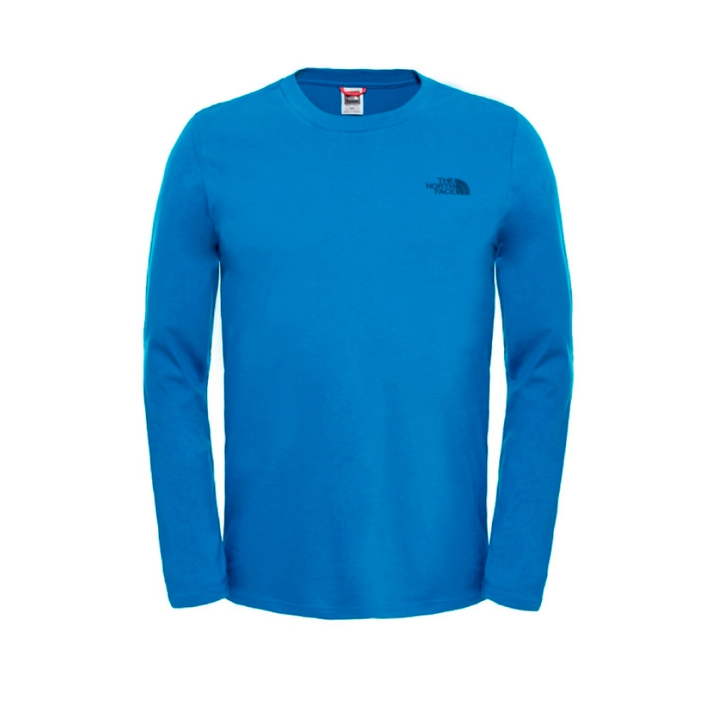 The North Face Easy Long Sleeve T-Shirt (Banff Blue)