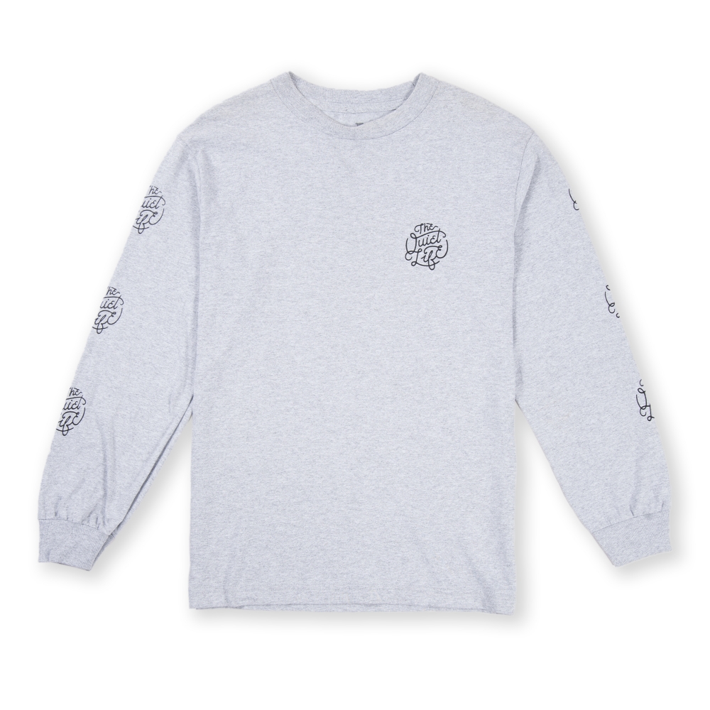 The Quiet Life Day Logo Long Sleeve T-Shirt (Heather Grey)