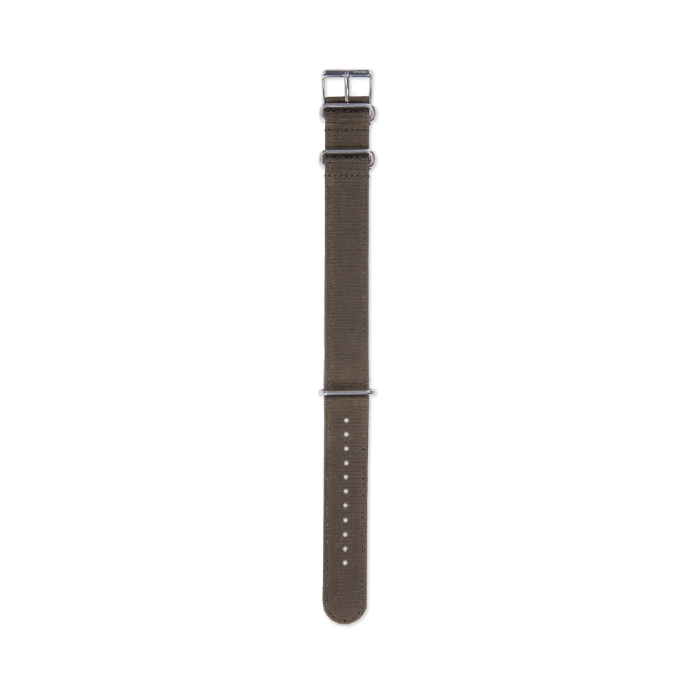 Timex Archive Oiled Canvas NATO Watch Strap (Green)