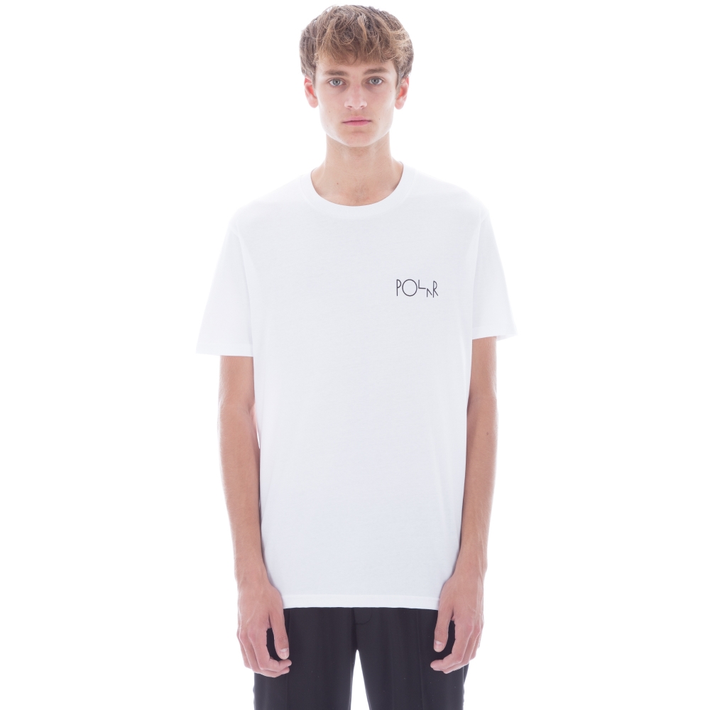 Très Bien x Polar Skate Co. Dane Print T-Shirt (White)