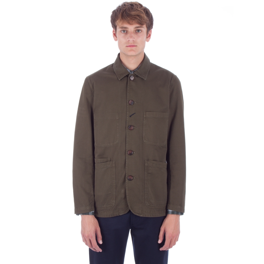 Universal Works Bakers Jacket (Military Olive Twill)