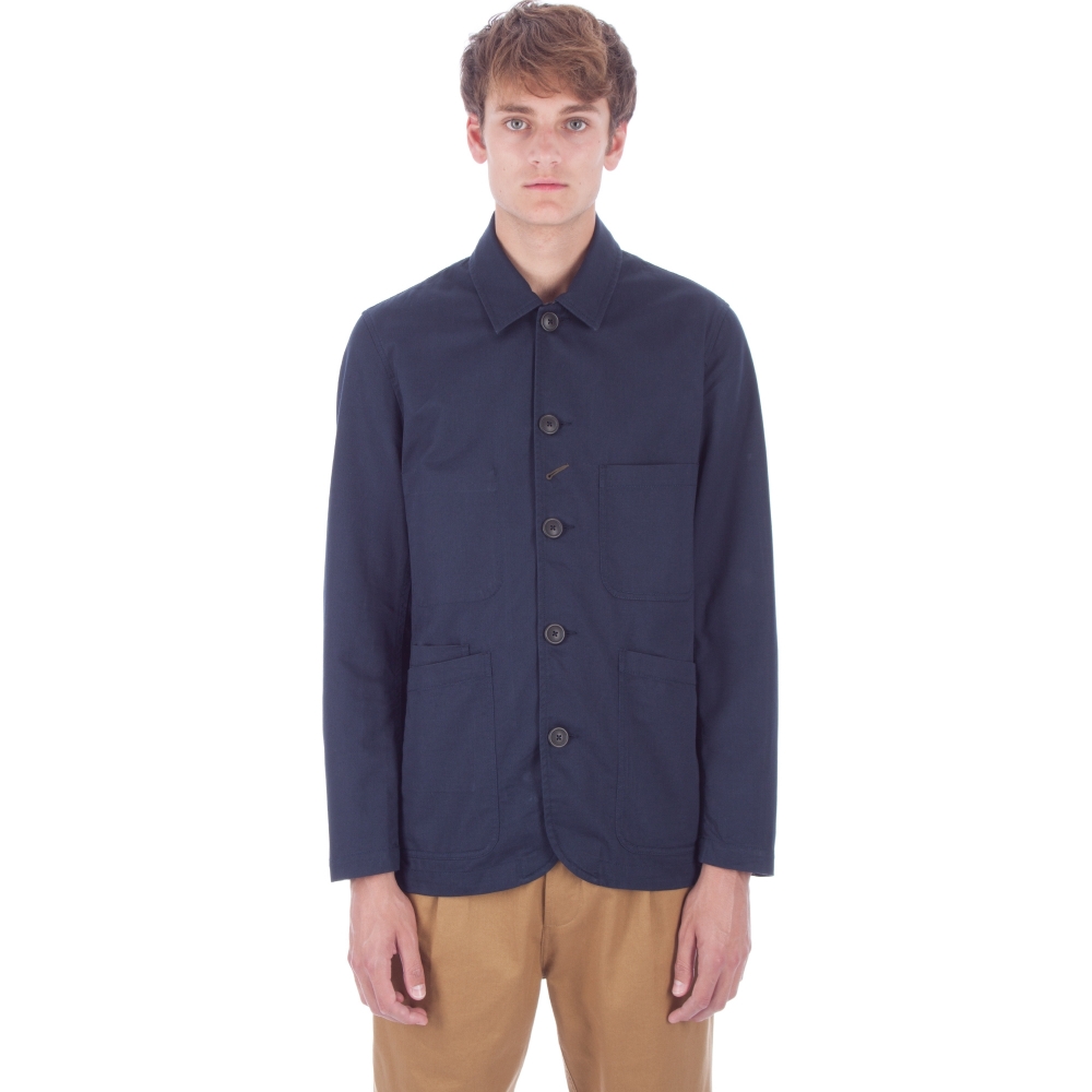Universal Works Bakers Jacket (Navy Twill)