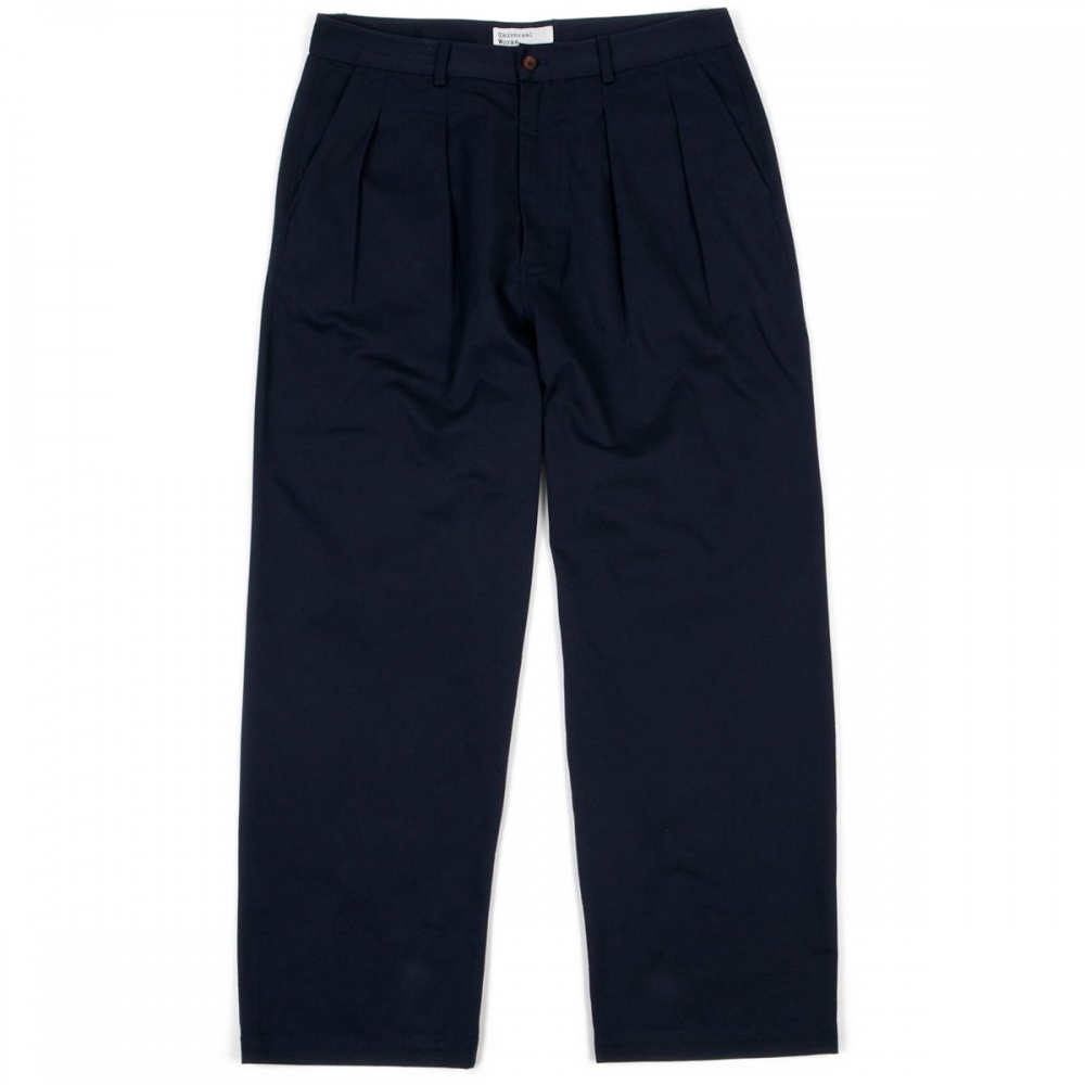 Universal Works Double Pleat Pant (Navy)