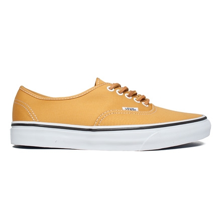 Vans Authentic Bushed Twill (Mineral Yellow/True White)