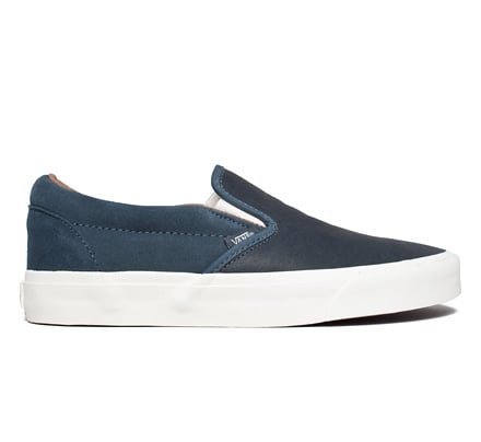 Vans California Classic Slip On Torino Leather Dark Slate