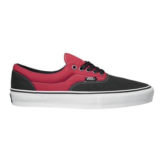 Vans Skate Shoes - Era Pro (Black/Scarlet)