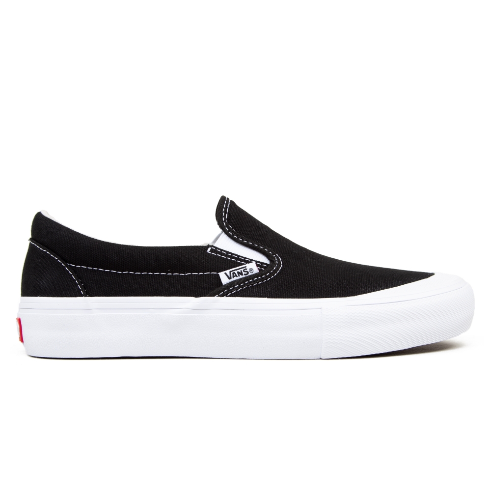 Vans Slip-On Pro Toe-Cap (Black/White)