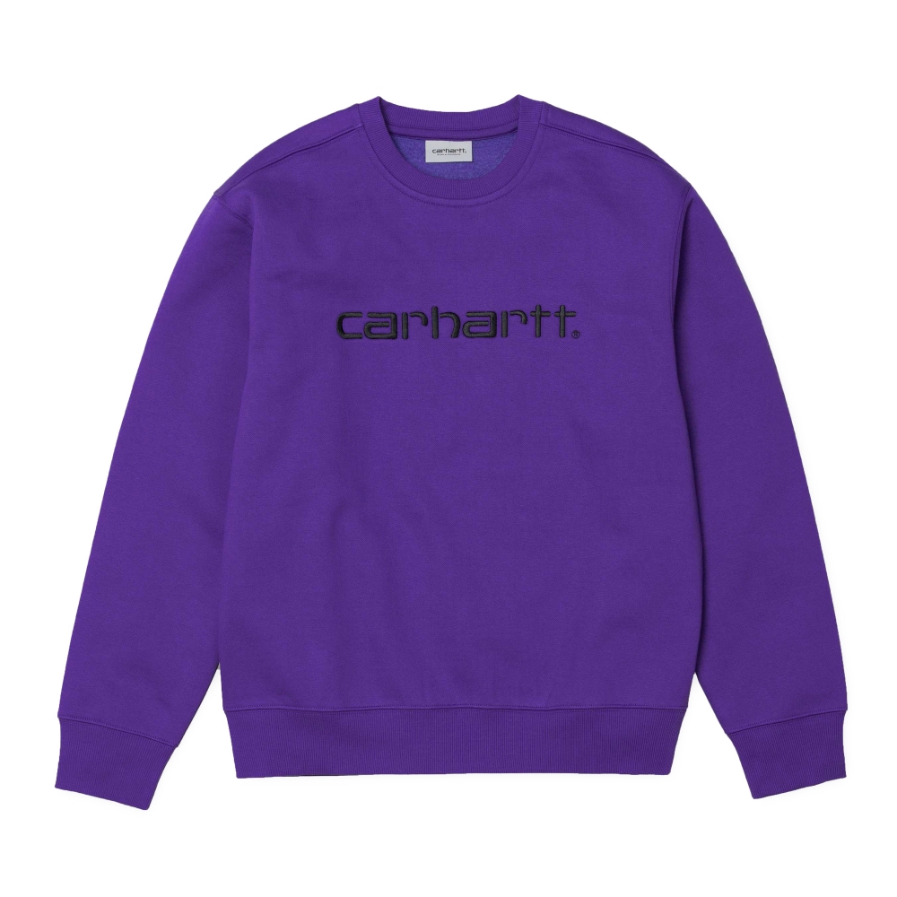 Carhartt Crew Neck Sweatshirt (Frosted Viola/Black)