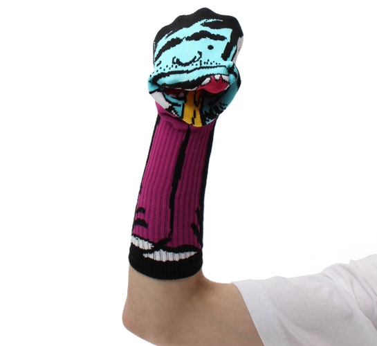 Volcom Men's Socks - The Volcoms Sock Puppets (Purple)
