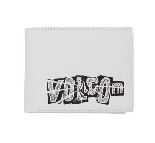 Volcom Wallet - Causey Leather Wallet (White)