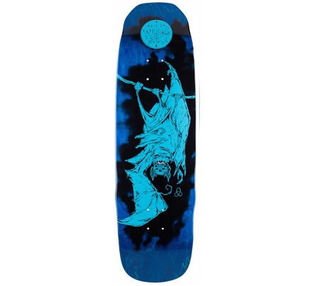 Welcome Skateboards Infinitely Batty Skateboard Deck 9.0" (Blue)