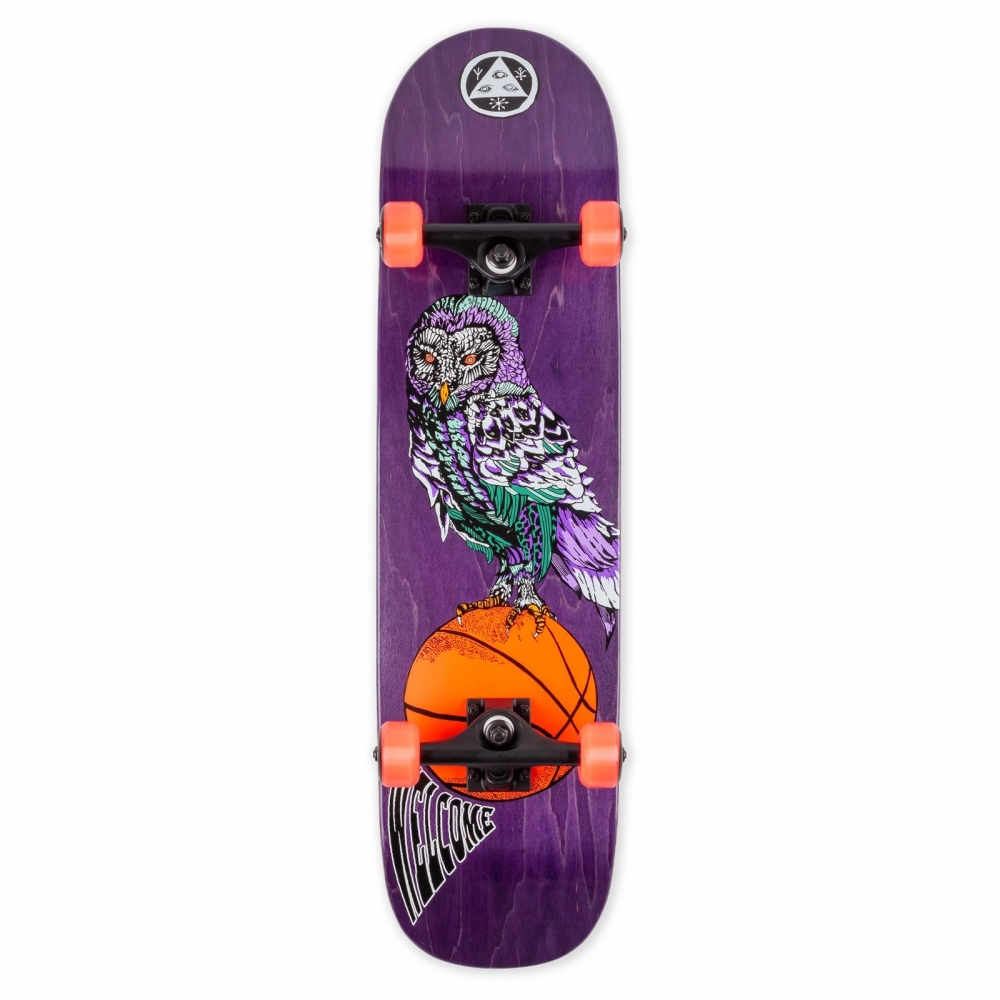 Welcome Shooter Shooter Bunyip Complete Skateboard 8.0" (Purple Stain)