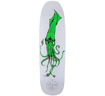 Welcome Skateboards Squid Skateboard Deck 8.5" (White)