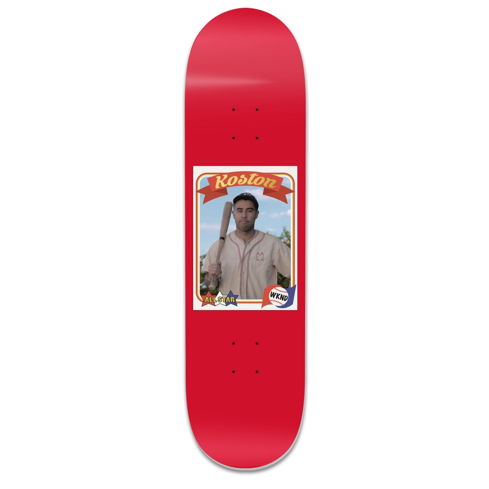 WKND Skateboards Eric Koston Collectors Card Skateboard Deck 8.25"
