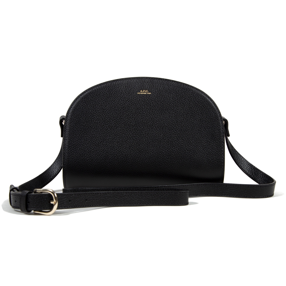 Women's A.P.C. Half-Moon Handbag (Noir)