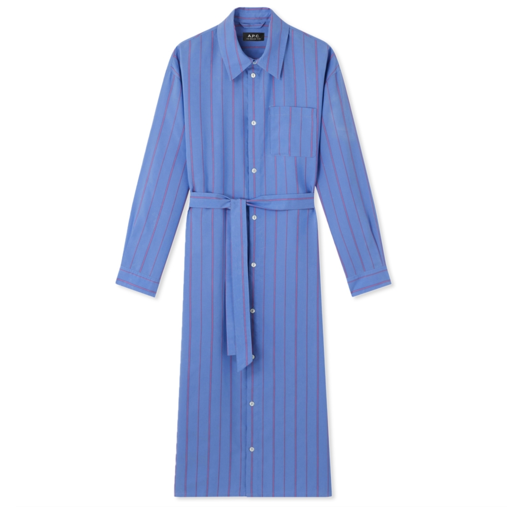 Women's A.P.C. Hanna dress Blean (Blue)