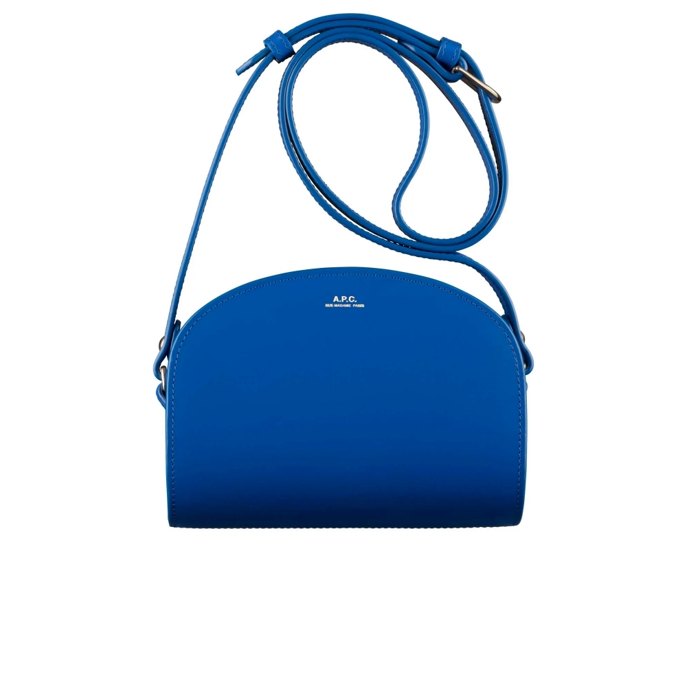 Women's A.P.C. Mini Demi-Lune Bag (Blue)