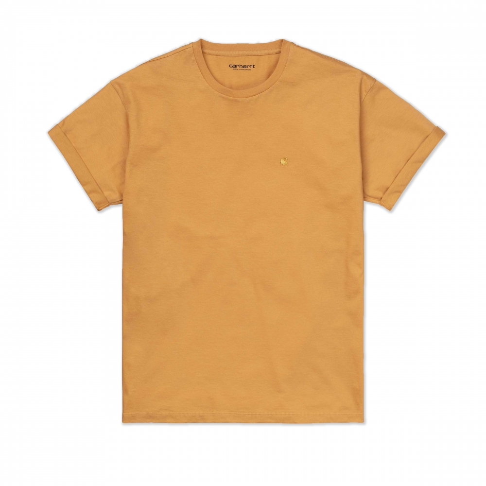 Women's Carhartt WIP Chase T-Shirt (Winter Sun/Gold)