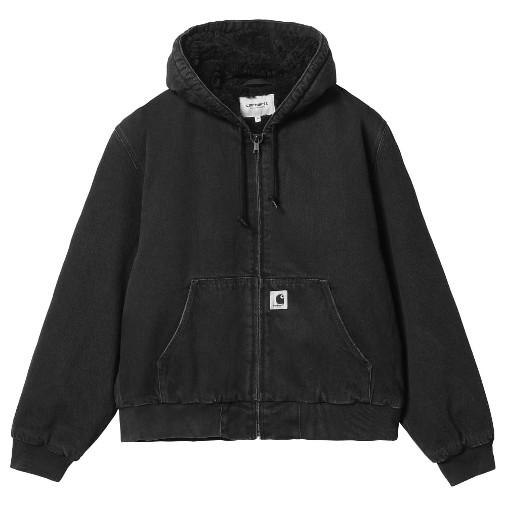 Women's Carhartt WIP OG Active Jacket (Black Stone Washed) -  I032240.89.06.03 - Consortium